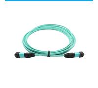 RGFDLJN MPO Fiber Optic Patch Cord 12 Core Ribbon Flat Cable OM3 2M - High-Speed FTTH Optical Fiber Jumper MM MPO-MTP