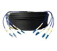 RGFDLJN Optical fiber Patchcord 200M 2/4/6/8/12 cores singlemode LC-LC outdoor 6mm SC-SC FC ST fiber optic patchcords can be customized(12 cores LC-LC)