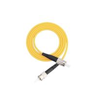 RGFDLJN Optical patch cord FC-ST 1m 5m 10m 50m 100m simplex SM 30m 20m 2m PVC ST connector fiber jumper G652D(15m 2pcs)