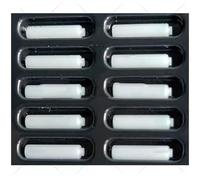 RGFDLJN SC/A Ceramic bear ferrule 1000pcs FCA Step Type 0.5/1.0/1.4 Concentricity Single Mode fiber optic ferrule(Concentricity 1.4)