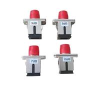 RGFDLJN SC-FC Optical Attenuator Female to Female FF Fixed Adapter Type FTTH Optica Connector 3DB 5dB 7DB 10pcs(3db)
