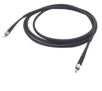 RGFDLJN SMA905 plastic fiber optic jumper 1000um 1mm core 6.0mm outer jacket POF patch cord 1m 2m 3-m 4m 5m 1 piece(Black)