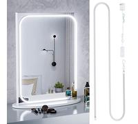 RGH LIGHTING LED Vanity Mirror Lights, 6000K Dimmable Daylight White Vanity Light, 6.56FT Bright Vanity Makeup Light for Dressing Table Room, Bathroom