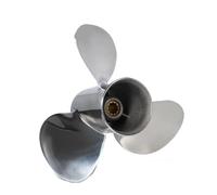 RGIMATVEX Compatible With YAMA 20HP 25HP 30HP Outboard Propeller 9 7/8x13 Boat Motor Screw Ship Marine Engine 3 Blade 10 Spline Stainless Steel