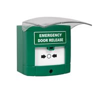 RGL EDR-1N Illuminated Emergency Door Release (Single Pole)(Resettable) with Front Cover, Surface Mounted, Includes Back Box with Security Screws