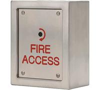 RGL FIREMAN'S OVERRIDE SWITCH SURFACE MOUNT APPROVED DROP KEY TYPE TO ALLOW ACCESS TO BUILDING IN AN EMERGENCY