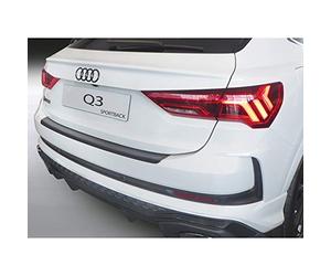 RGM ABS Rear bumper protector compatible with Audi Q3 (F3N) Sportback 2019- Black
