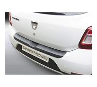 RGM ABS Rear bumper protector compatible with Dacia Sandero Stepway 2012-2020 'Ribbed' Black
