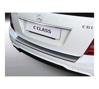 RGM ABS Rear bumper protector compatible with Mercedes C-Class W204 Estate 2011-2014 Black