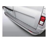RGM ABS Rear bumper protector compatible with Opel Vivaro 2014-2019 / Renault Trafic 2014- / Nissan NV300 2016- / Nissan Primastar 2022- / Fiat Talento 2016- Black 'Ribbed'
