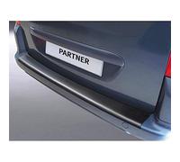 RGM ABS Rear bumper protector compatible with Peugeot Partner 2008- (for painted bumpers) Black