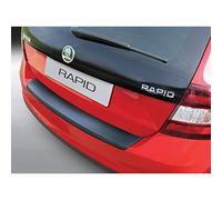 RGM ABS Rear bumper protector compatible with Skoda Rapid Spaceback 2013-2019 Black