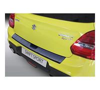 ABS Rear bumper protector compatible with Suzuki Swift Sport 4/2018- 'Ribbed' Black