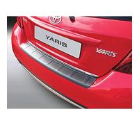 RGM ABS Rear Bumper Protector Compatible with Toyota Yaris 3/5 Door 2014-2017 'Ribbed' Black