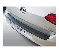 RGM ABS Rear bumper protector compatible with Volkswagen Golf VII 3/5 doors 2013-2019 'Ribbed' Black