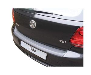 RGM ABS Rear bumper protector compatible with Volkswagen Polo 6R 3/5 doors 2009-2014 Black
