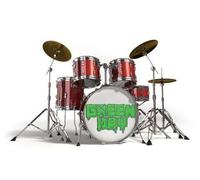 RGM430 TRE COOL GREEN DAY Miniature Drum Kit Rock Guitar Miniatures