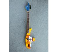 RGM624 Yellow Submarine Beatles Miniature Guitar Including leather guitar strap