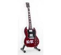 RGM646 ACDC Angus Young Named Miniature Guitar Including leather guitar strap