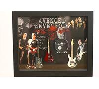 RGM8803 Avenged Sevenfold Miniature Guitar Collection in Shadowbox Frame