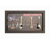 RGM9026 Dave Murray Adrian Smith Miniature Guitar Collection in Shadowbox Frame