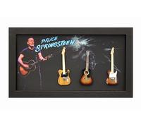 RGM99008 Bruce Springsteen Miniature Guitar Collection in Shadowbox Frame
