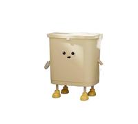 RGOEMHJ Kitchen Trash Can Multi-Layer Dry Wet Separation Large Press-Type Bin with Pulleys Home Garbage Storage Mobile Waste for trash