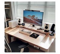 RGTINT Clear Desk Mat, 35 x 70 cm PVC Desk Protector Mat with Round Edge, Waterproof & Heat Insulation Transparent Table Writing Mat Non-Slip for Home and Office