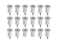 RGTTF11HF IP65 1W Mini LED Spot Light DC12V Dimmable Spotlight Indoor Ceiling Bedroom Kitchen Focos Spot Light Staircase Cabinet(Cold White 6000k,18 Lamps)