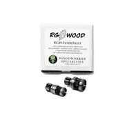 RGWOOD 2 Pc Lathe Chuck Spur Drive Set 5/8" & 1" Multi Point Crown Type with Spring Loaded Center (to mount into Woodlathe Chuck).