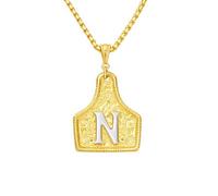 rgwtgkyh Silver Belt Buckle Initial Necklaces for Women Dainty Western Initial Letter Pendant Necklace Personalized Letter Pendant Necklace Jewelry Gifts for Cowgirl Cowboy, L, Metal, No Gemstone