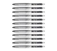 RGYBAO 12PCS Retractable Gel Inks Pen 0.5MM Tip Gel Pen Quick Drying Inks for Adult Note Taking Writing