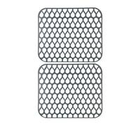RGYBAO 2 Pieces Silicone Sink Liner Mats Waterproof Easy to Clean for Kitchen Countertop and Dishwashing Area Kitchen Counter Defender