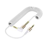 RGYBAO 3.5mm Elbow Spring Expansion Sound Adapter 3.5mm to 3.5mm Male Plug Sound Cable Flexible Spring Cable AUXs Line