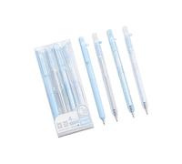 RGYBAO 4PCS Retractable Gel Pen 0.5MM Fine Point Black Inks Ergonomic Grip Gel Pen for Writing Note Taking Journaling