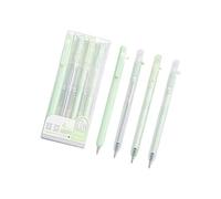 RGYBAO 4PCS Retractable Gel Pen 0.5MM Fine Point Black Inks Ergonomic Grip Gel Pen for Writing Note Taking Journaling