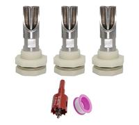 RGYBAO 5Pcs Automatic Pigs Nipple Waterer Set Sturdy Stainless Steel Drinker Feeder for Pigs and Goats with Connectors