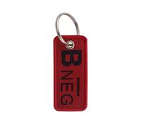 RGYBAO Blood Type Embroidered Keychain Pendant Fashionable Accessory for Bags and Backpacks Handmade Student Key Decoration