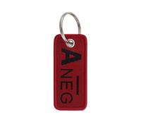 RGYBAO Blood Type Embroidered Keychain Pendant Fashionable Accessory for Bags and Backpacks Handmade Student Key Decoration