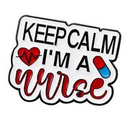 RGYBAO Creative English Letter Hospital Brooch For Doctors And Nurses Alloy Enameled Lapel Pin Accessory Fashion Decoration