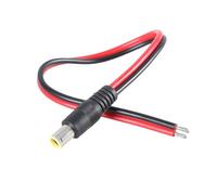 RGYBAO DC7909 Power Cable 8mm Female/Male to Bare Wire Open End 14AWG 7.9x0.9mm Cylinder Adapter Pigtail for Solar Cell