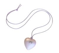 RGYBAO Dopamine Color Bowknot Heart Pendant Necklace Handmade Adjustable Neckchain for Women Girls Unique and Trendy Jewelry