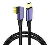 RGYBAO Duty Type C to MicroB Cable with AntiTangle Design for Efficient Data Syncing Rapid Data Transfer Cable