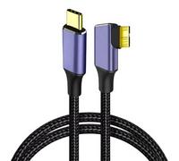 RGYBAO Duty Type C to MicroB Cable with AntiTangle Design for Efficient Data Syncing Rapid Data Transfer Cable