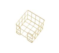 RGYBAO Iron Wire Note Block Holder Desk Notepads Holder Storage Box Memo Pad Holder Metal Note Box For Office 27x95x80mm