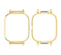 RGYBAO Metal Frame Case Protective Covers Fit for Watch 5 20mm Width Straps Enhances Smartwatch Elegance in Multiple Color