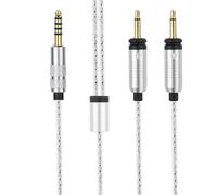 RGYBAO Premium Headphone Replacement Cable Balanced Connectors Enhanced Flexible PVC Housing Silver Plated Cable