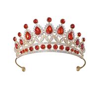 RGYBAO Rhinestone Crystal Adjustable Silver Bridal Crown for Weddings, Proms, and Pageant Activities Hair Accessory