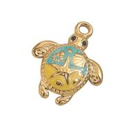 RGYBAO Turtles Crowns Charm Jewelry Component Sturdy Stainless Steel Construction Stylish Outfits Symbolism Turtles Pendant