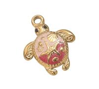 RGYBAO Turtles Crowns Charm Jewelry Component Sturdy Stainless Steel Construction Stylish Outfits Symbolism Turtles Pendant